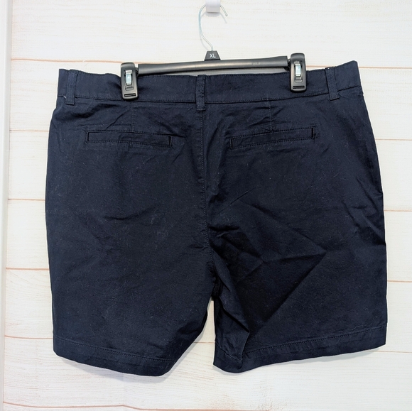 Nwt Chaps Navy Shorts Size 16 - Picture 2 of 7